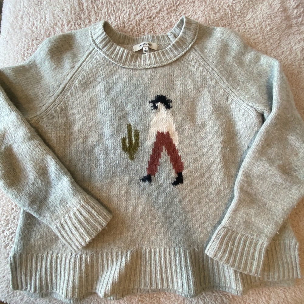 Madewell RARE Wool Cowgirl Sweater
